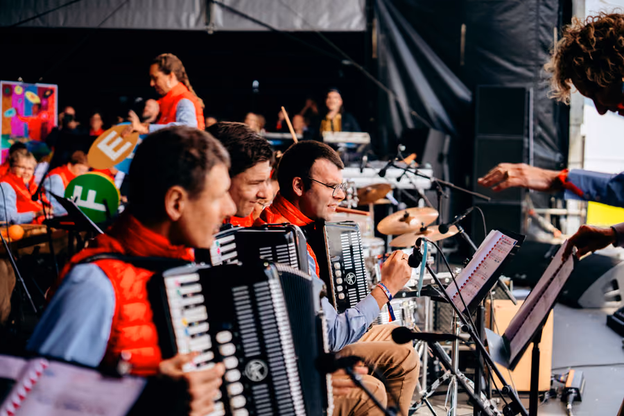 Accordeonisten van de Jostiband